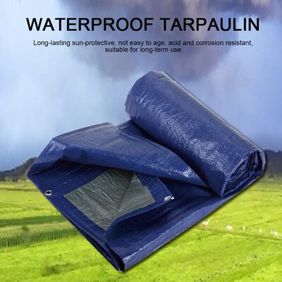 Waterproof Camping Tarpaulin Cover Simple Tent Heavy Duty