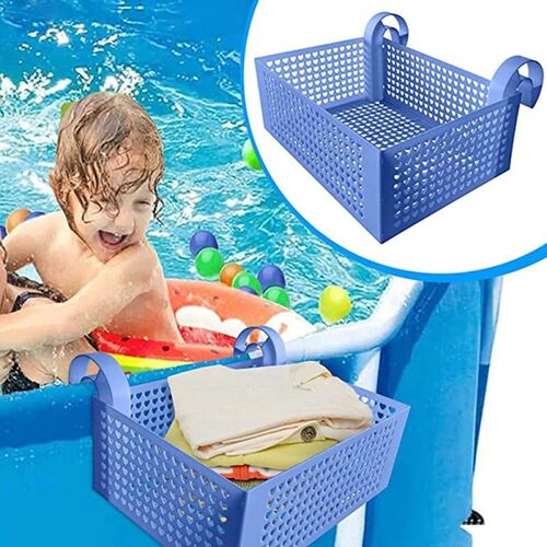 Swimming Pool Hanging Rack Organizer Pool Storage Basket