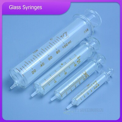 Glass Syringes Glass Sample Extractor Lab Glassware Glass In