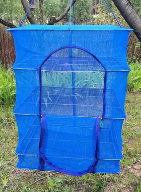 Rack Hanging Vegetable Fish Dishes Foldable Drying Net Fish