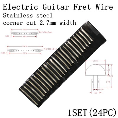 24pcs board Frets Fret Wire  Electric Guitar s ronickel Stai