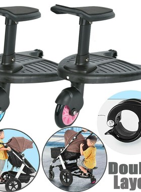 Kids Buggy Wheel Board Stroller Step Stand Ride On Boards Pl