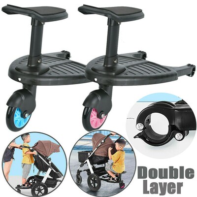 Kids Buggy Wheel Board Stroller Step Stand Ride On Boards Pl