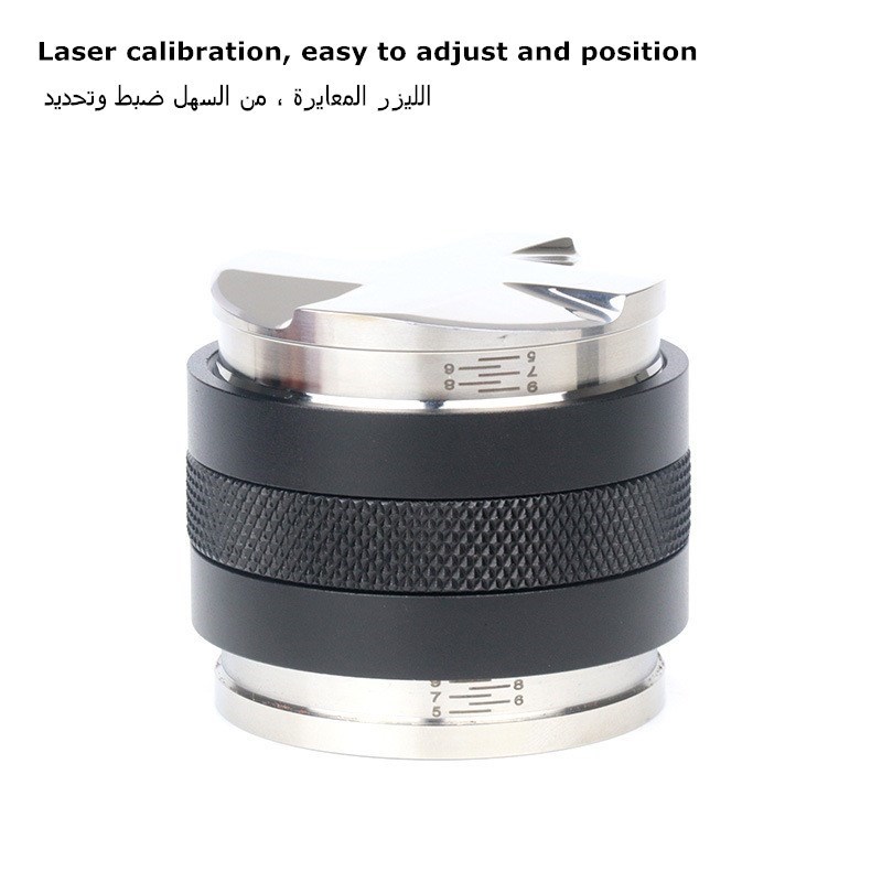 Coffee Distributor 51 53 58MM  2 in 1 Espresso Tamper Stainl