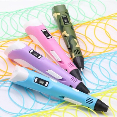 New 3D Pen Drawing Pens LED 3D Printer Pen DIY 3D Printing