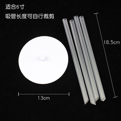 Baking party double layer birthday cake bottom uses piling t