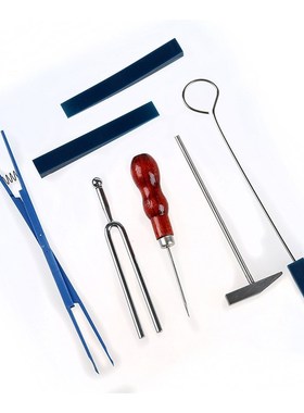 11Pcs Professional Piano Tuning Tool Kit Maintenance Equip w