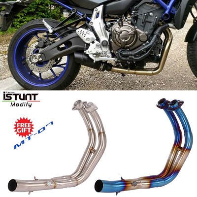 M07 front pipe Motorcycle Exhaust Muffler Modified stainless