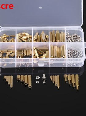 240PCS M2 M3 Screws Threaded Standoffs Male Female Brass Sta