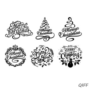 Christmas Silicone Seal Stamp DIY Scrapbooking Embossing Pho