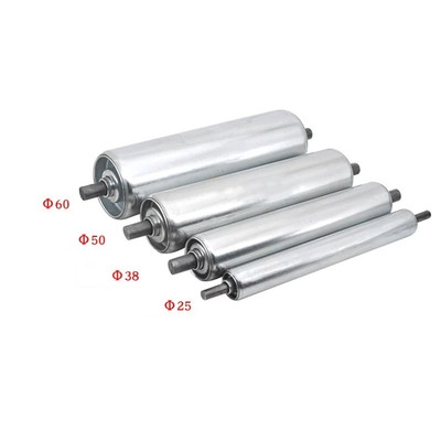 1PCS Galvanized Gravity Roller Conveyor 25/28/50/60*200/300/
