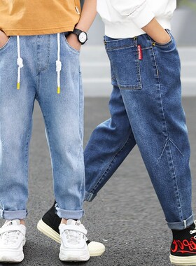 Kids Boys Jeans Pants Boy's Denim Trousers 2021 Autumn New S