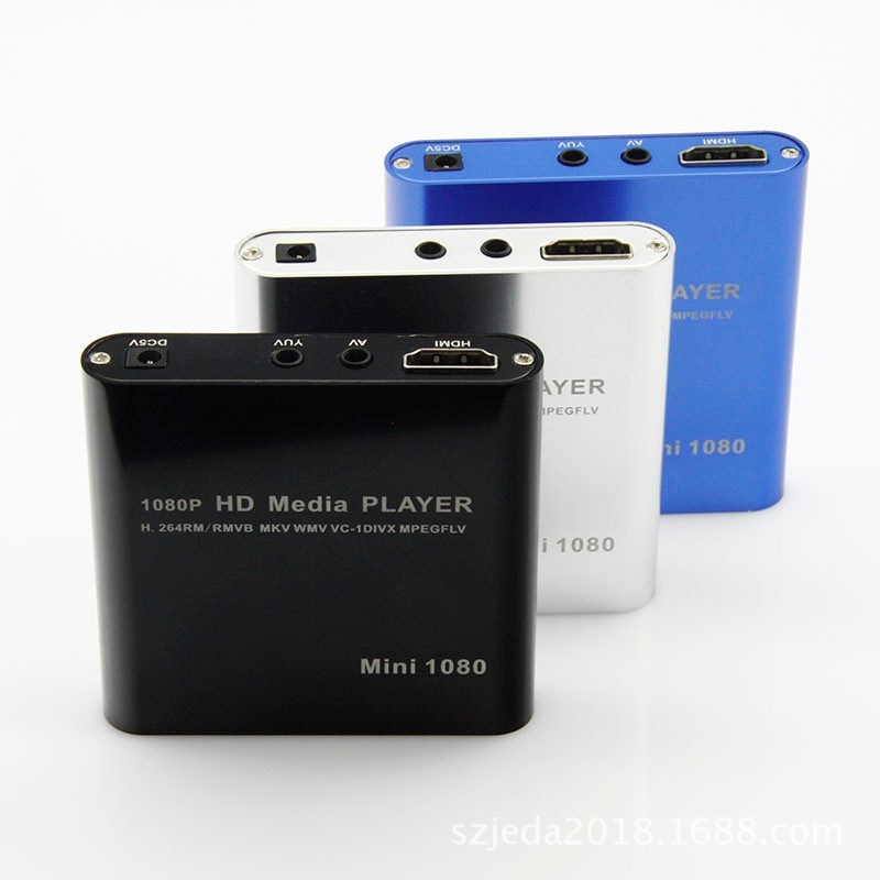 HDD Multimedia Player Full HD 1080P USB External Media Playe 橡塑材料及制品 其他塑料制品 原图主图