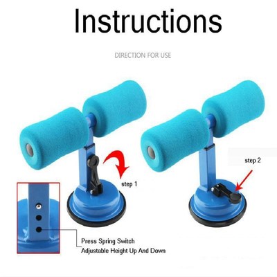 Adjustable Height Abdominal Aid Sit-up Assistant Device Floo