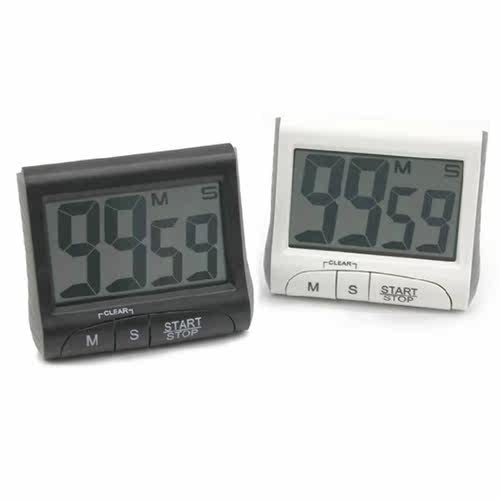 Kitchen Timer 99min 59s Loud Alarm Large LCD Back Stand 适用