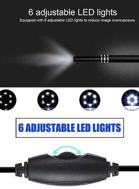 3 in 1 Earwax Endoscope 720P USB Powered Stepless Dimming Ot