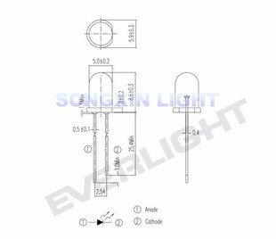 /1000pcs EVERLIGHT IR333-A infrared emission tube main IR333