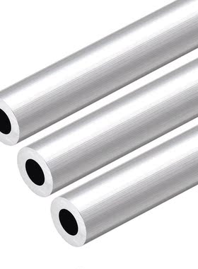 6063 Aluminum Round Tube 300mm Length 19mm OD 11mm Inner Dia