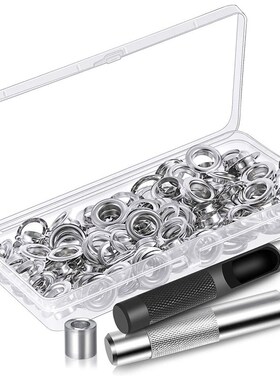 120 Sets 1/2 Inch Grommet Eyelets Kit Include Grommets Eyele