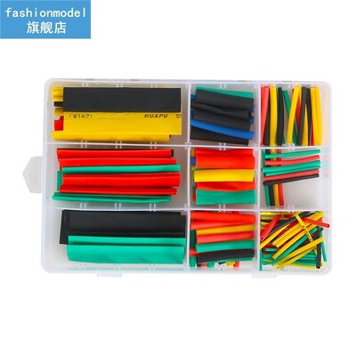 164pcs/box Heat Shrink Tube Kit Shrinking Assorted Insulatio