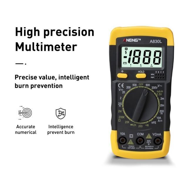 Digital Multimeter Professional Digital Multifunction Tester