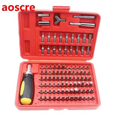 10/ set Screwdriver Bit Set Anti-Fraction Security Chrome Va