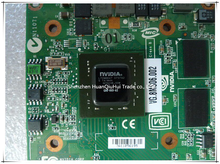 For nVidia GeForce 8400M GT 8400M G MXM II DDR2 128MB G84-60 - 实物图