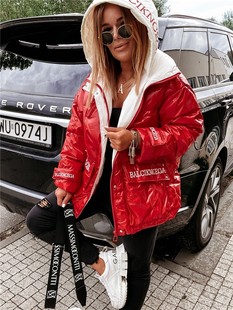 Puffer Jacket Women Oversized Autumn Female Clothes Zip Up O