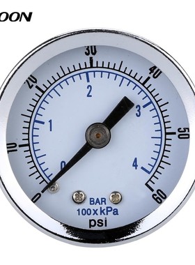 air manometer pressure gauge 1/8'' NPT Air Compressor Hydra