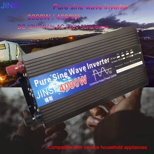 Pure Sine Wave Inverter 3000w 4000w 12V /24V 220V Voltage ra