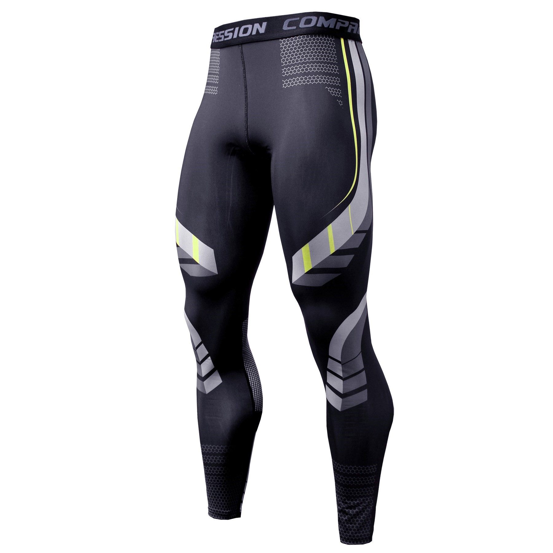 Mens Compression Pants Quick Dry Fit Sportswear Running Tigh