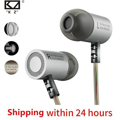 KZ ED4 Headphones Bass Ear HIFI Headset DJ Earphone Metal S