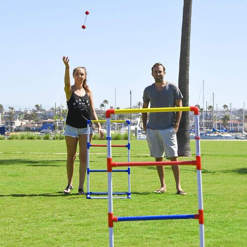 Funny Ladder Golf Kit 6 Double Balls Kids Children Indoor Th