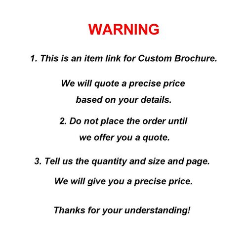 Brochure Corporate Company Printing Booklet Custom Design C