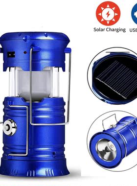 ZK20 DRopShipping REChaRgEabLE Camping Light 6 LEDS SoLaR Ca