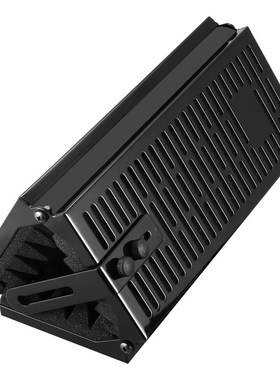 Black Foldable Microphone Isolation Shield Adjustable Studi