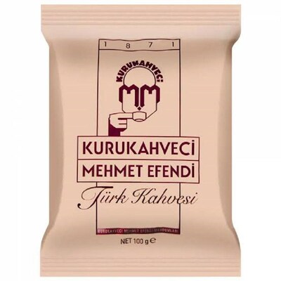 Turkish Coffee Kurukahveci Mehmet Efendi Set of 3 x100 Gr Sa
