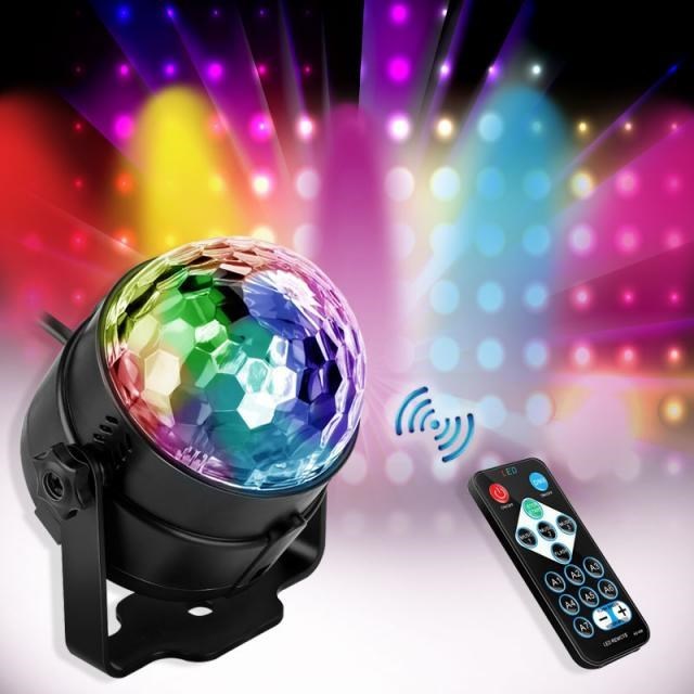 Christmas Mini 3W Crystal Magical Ball RGB LED Stage Effect