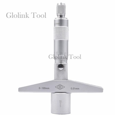 0-100mm Depth Micrometer 100mm 0.01mm Depth Micrometer Gauge