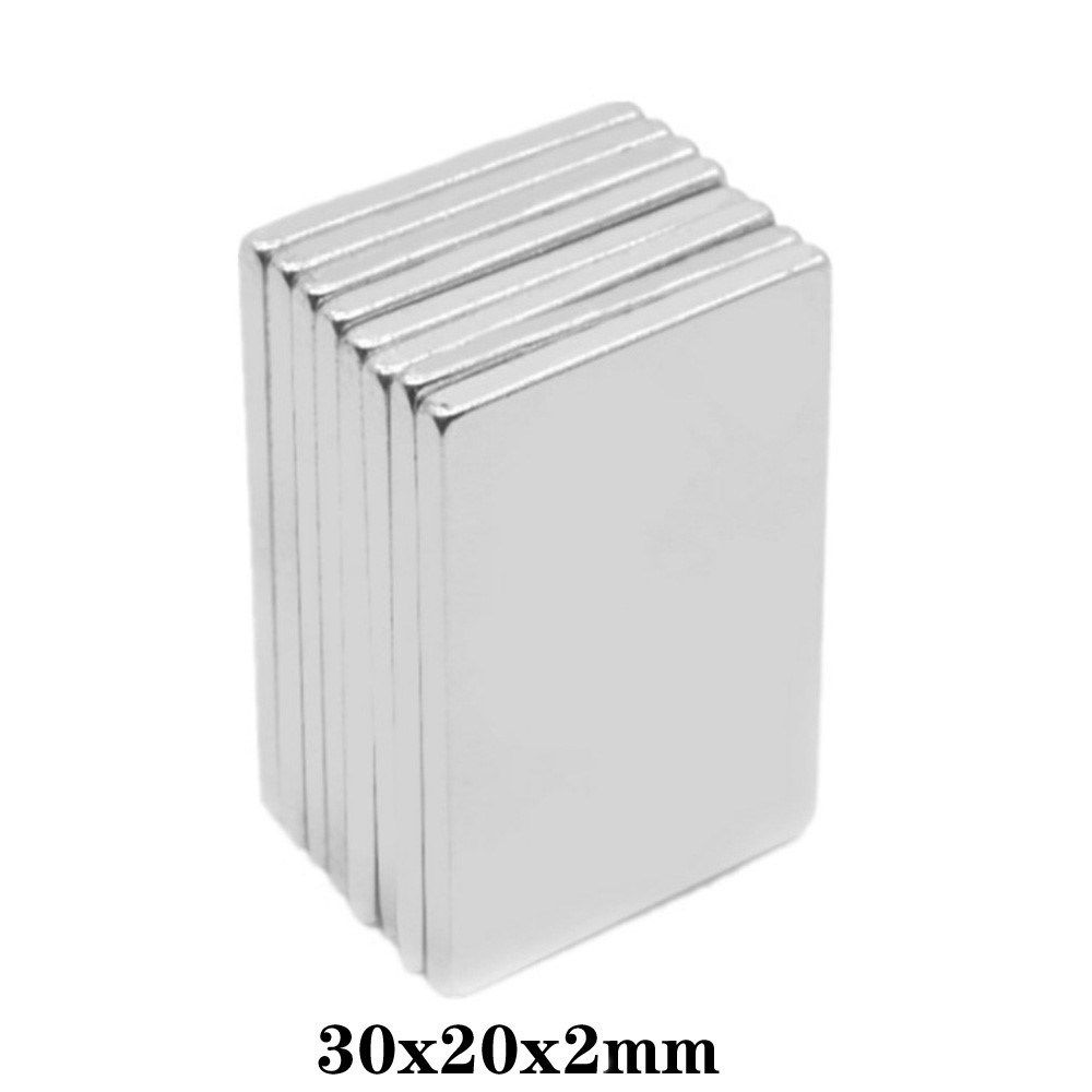 *2~50pcs 30x20x2 mm super strong neodymium magnet 30*20*2 mm