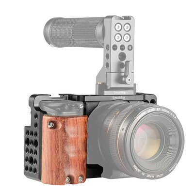 SmallRig Camera Cage Stabilizer A6000 A6300 Cage with Woode