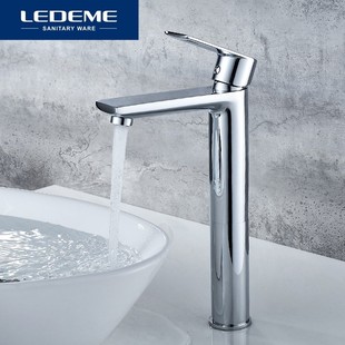 Faucets Deck Mounted LEDEME Sink Basin Bathroom Mixe Chrome