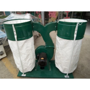 双筒布袋吸尘器木工机械除尘器雕刻机开料机击沉器干粉搅拌机除尘