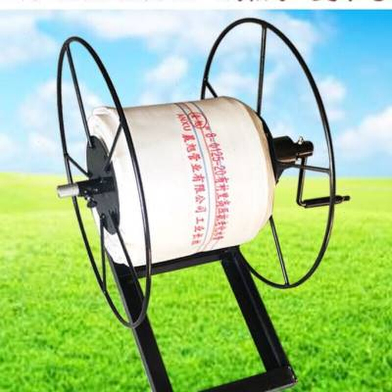 极速18寸双轮水管收放架缠管架电线绳子J收纳层架农用水带收卷器