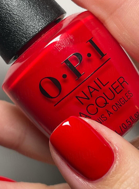 opi指甲油n25大红苹果正朱红色a70热情火红显白w52郎窑红暗酒红色