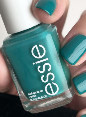 essie指甲油雀蓝绿松石蓝复古蓝孔宝石蓝雾霾蓝灰色743免烤快干