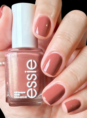 essie指甲油26年秋冬607焦糖色巧克力色棕色指甲油boho rodeo免烤