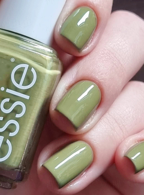 essie指甲油橄榄抹茶草绿色704芥末绿豆绿军绿win me over莫兰迪