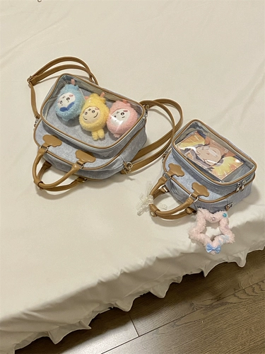 Вместительный и большой рюкзак, милая сумка через плечо, 15см