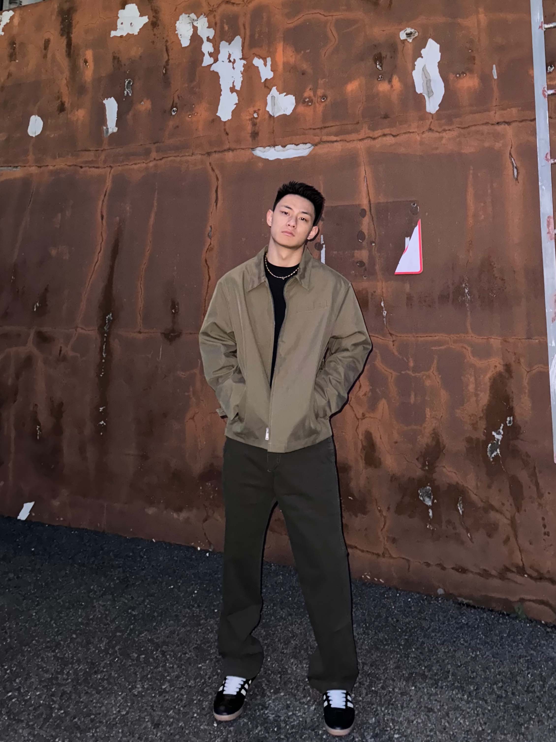 GTAL美式立体剪裁水洗做旧长裤